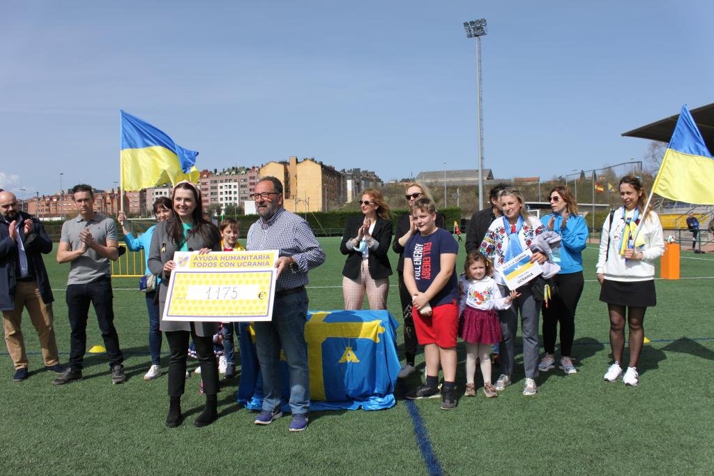 El Tapin - 1.175 euros recaudó El Berrón CF en su torneo solidario para Ucrania
