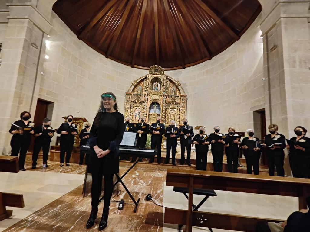 El Tapin - La Coralina de Santa Cruz viajó a Vigo para participar en las Jornadas de Música Sacra