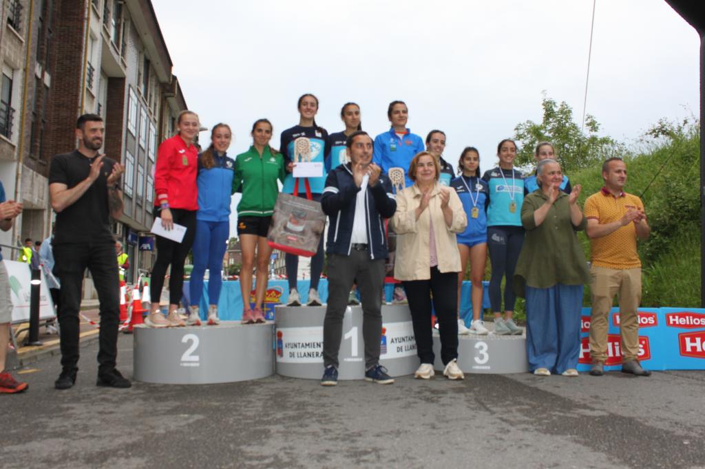 El Tapin - Moha Bakkali y Mariam Benkert ganaron la I Milla de Llanera