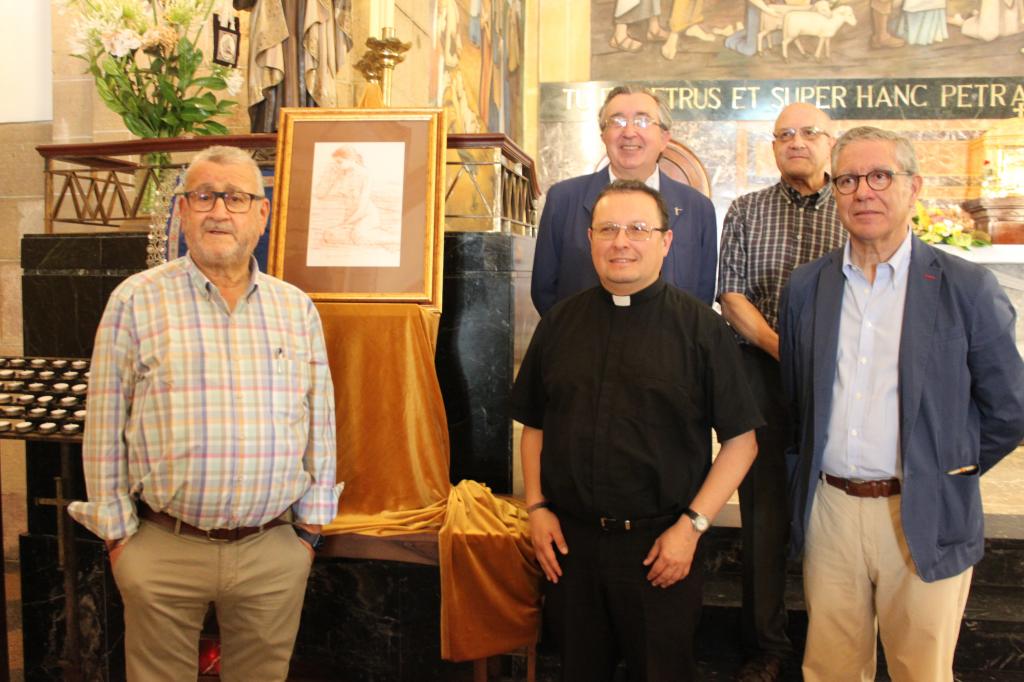 El Tapin - La Comisión de Obras subastará un cuadro de Casimiro Baragaña durante las fiestas de El Carmín para financiar las obras de la iglesia de Pola
