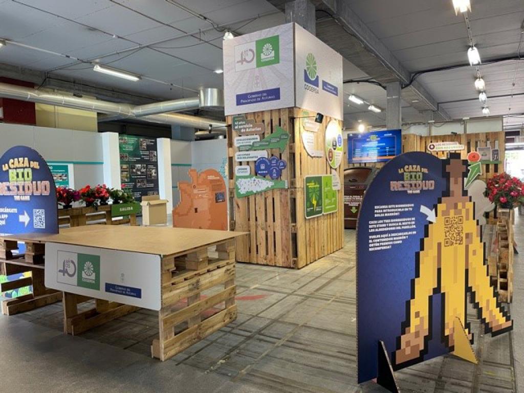 El Tapin - Cogersa dedica su estand de la Feria de Muestras a impulsar el reciclaje de los biorresiduos que van al cubo marrón