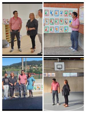 El Tapin - Sanz : Pasando revista a la obras realizadas en los colegios públicos de Llanera