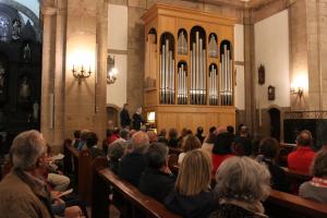 El Tapin - Heinrich Walther ofreció un concierto de órgano en la Iglesia San Pedro en Pola de Siero