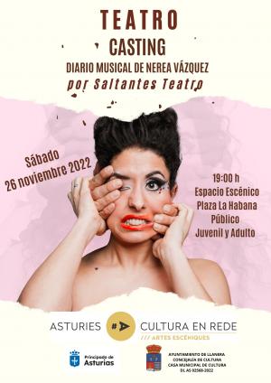 El Tapin - El Espacio Escénico Plaza La Habana acoge la representación de Saltantes Teatro: "Casting" Diario Musical de Nerea Vázquez