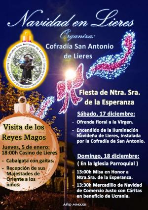 El Tapin - La Cofradía de San Antonio de Lieres organiza un amplio programa navideño