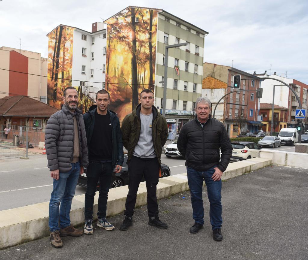 El Tapin - Lugones estrenó su nuevo mural realizado por  el artista urbano "Zabala"