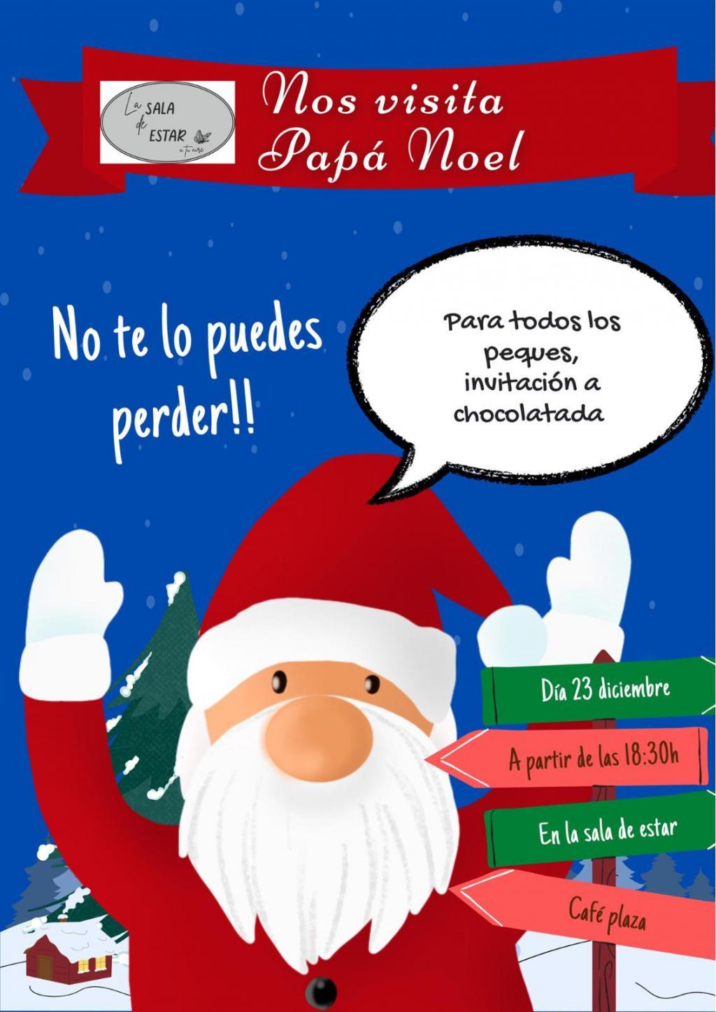 El Tapin - "La Sala de Estar" del Café Plaza recibe hoy, 23 de diciembre, la visita de Papa Noel