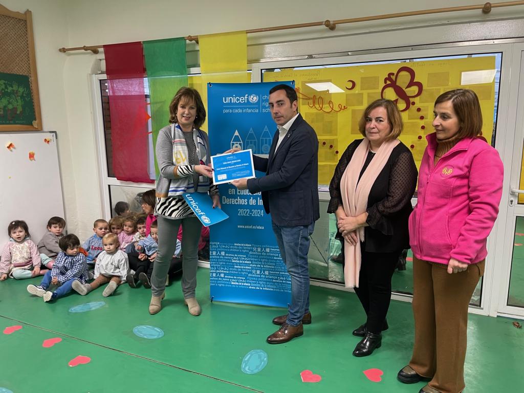 El Tapin - La escuela infantil Bernardo Sopeña recibe la certificación de “Centro Referente en Educación en Derechos de Infancia y Ciudadanía”