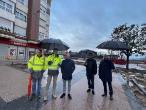 El Tapin - Continúan las obras de la nueva plaza de El Berrón en la zona de El Ferroviario