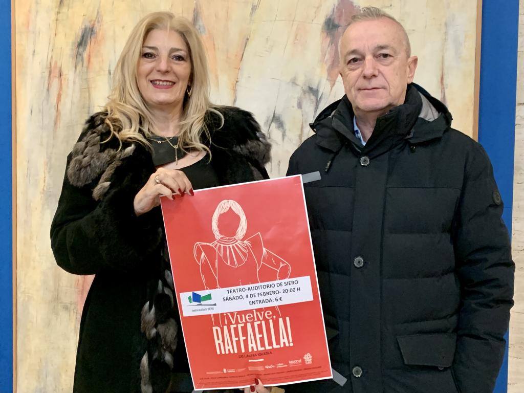 El Tapin - La obra de teatro ¡Vuelve, Raffaella! se representará en el Auditorio de Pola de Siero el sábado 4 de febrero