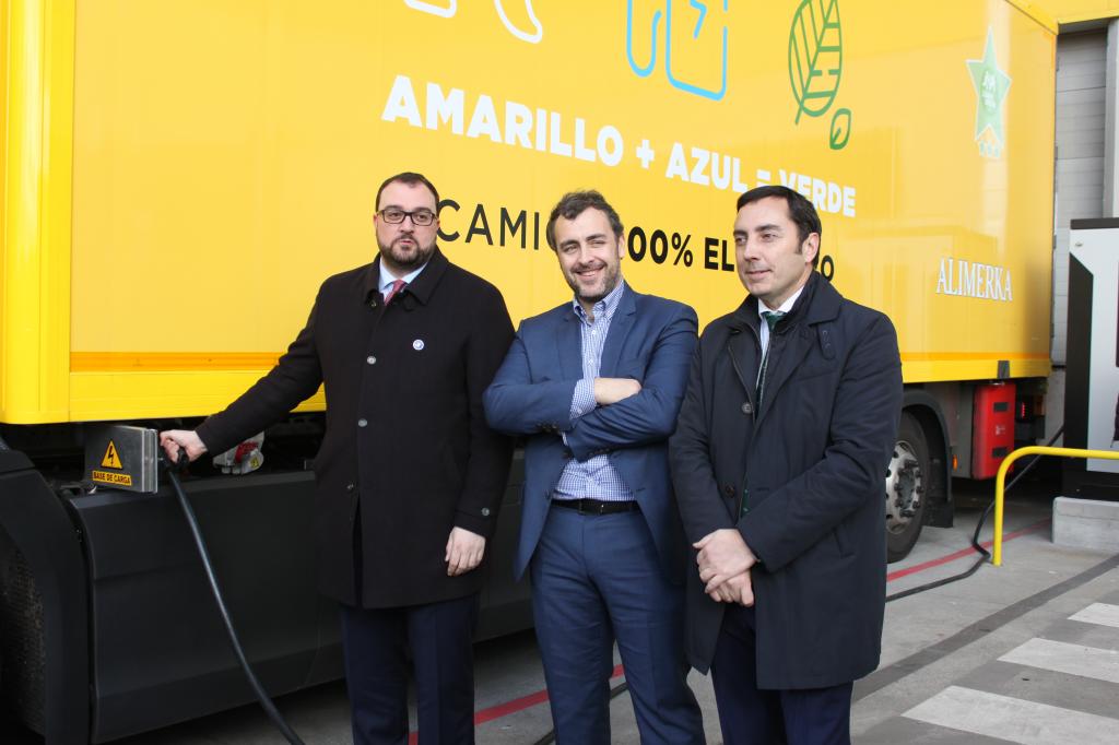 El Tapin - Alimerka cuenta con una flota de camiones eléctricos, que es la más importante de España y está en el top 5 de Europa