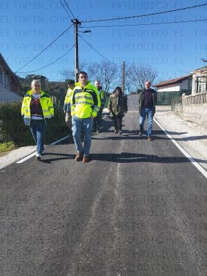 El Tapin - Llanera concluye el acondicionamiento de varios caminos en La Miranda y Santu Firme con una inversión de 107.000 euros