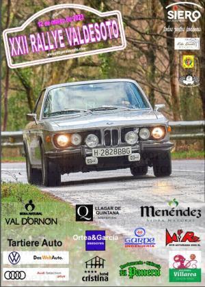 El Tapin - El domingo 12 de marzo se celebrará el XXII Rallye Valdesoto 2023