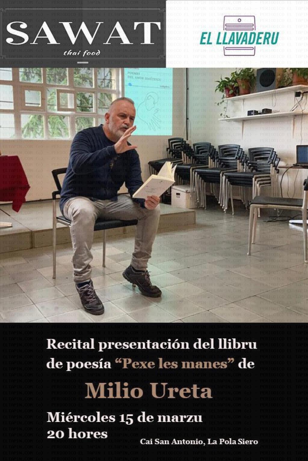 El Tapin - Presentación del libro “Pexe les manes” el 15 de marzo en el local de la asociación El Llavaderu 