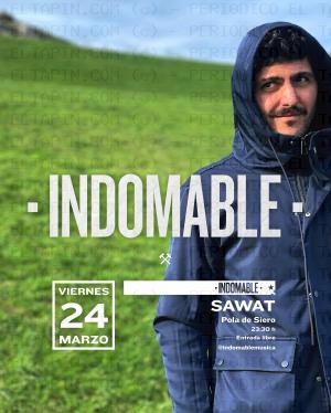 El Tapin - Concierto del músico Indomable el viernes 24 de marzo en el Sawat