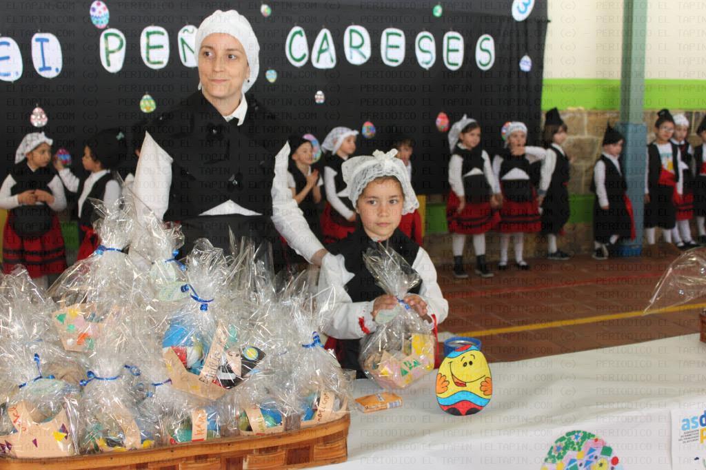 El Tapin - Los alumnos del colegio Peña Careses vendieron Güevos Pintos a favor de la Asociación de diabéticos del Principado de Asturias