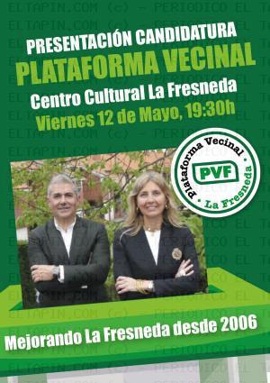 El Tapin - La Plataforma Vecinal de La Fresneda presenta su candidatura el viernes 12 de mayo 