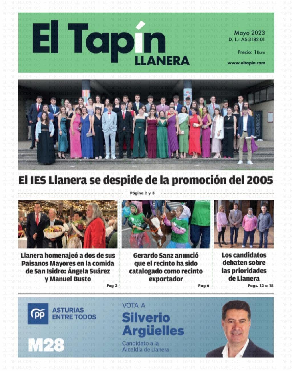 El Tapin -  El Tapín de Llanera del mes de mayo está a la venta