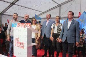 El Tapin - Lugones fue el escenario escogido por el PSOE para cerrar la campaña 