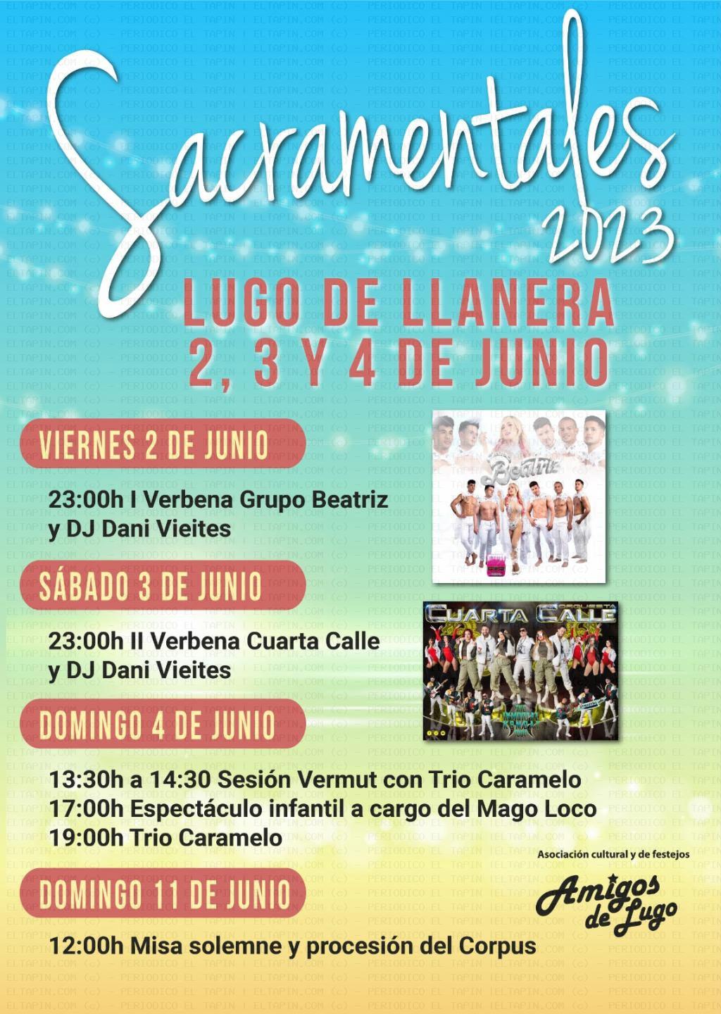 El Tapin - Lugo de Llanera celebra las Sacramentales del 2 al 4 de junio