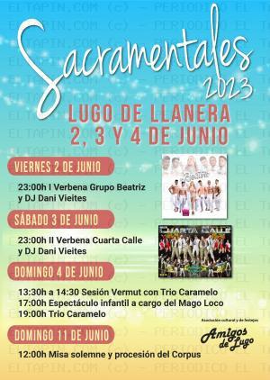 El Tapin - Lugo de Llanera celebra las Sacramentales del 2 al 4 de junio