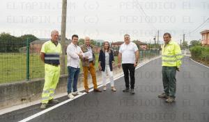 El Tapin - El Ayuntamiento de Siero finaliza las obras de renovación el camino de Las Brañas, en la parroquia de Granda