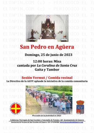 El Tapin - Agüera celebra San Pedro el 25 de junio