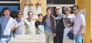 El Tapin - El grupo Taburete degustó la fabada del Restaurante Michem en Villabona 