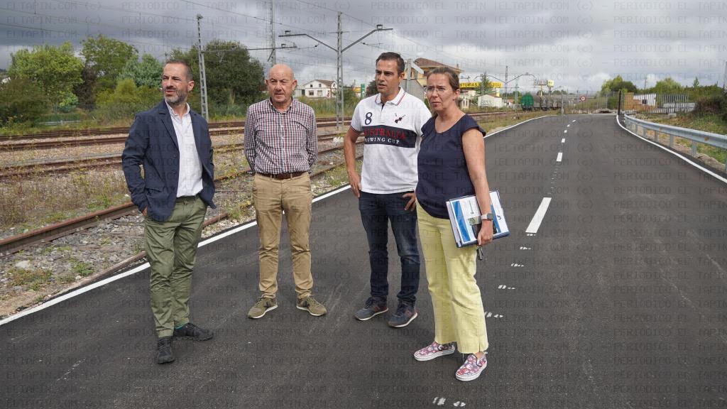 El Tapin - Finalizan las obras de renovación y ensanche de un camino en la zona industrial de Viella