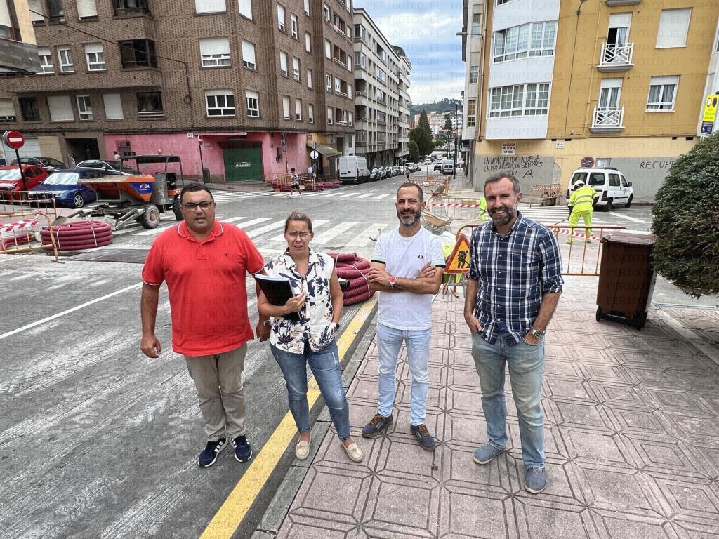El Tapin - Comienzan las obras de urbanización de varias calles en el entorno de la calle  Torrevieja de Pola de Siero