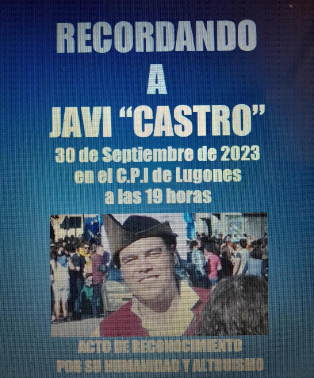 El Tapin - El grupo folclórico Principado homenajeará a Javi Castro el 30 de septiembre en un Centro Polivalente de Lugones