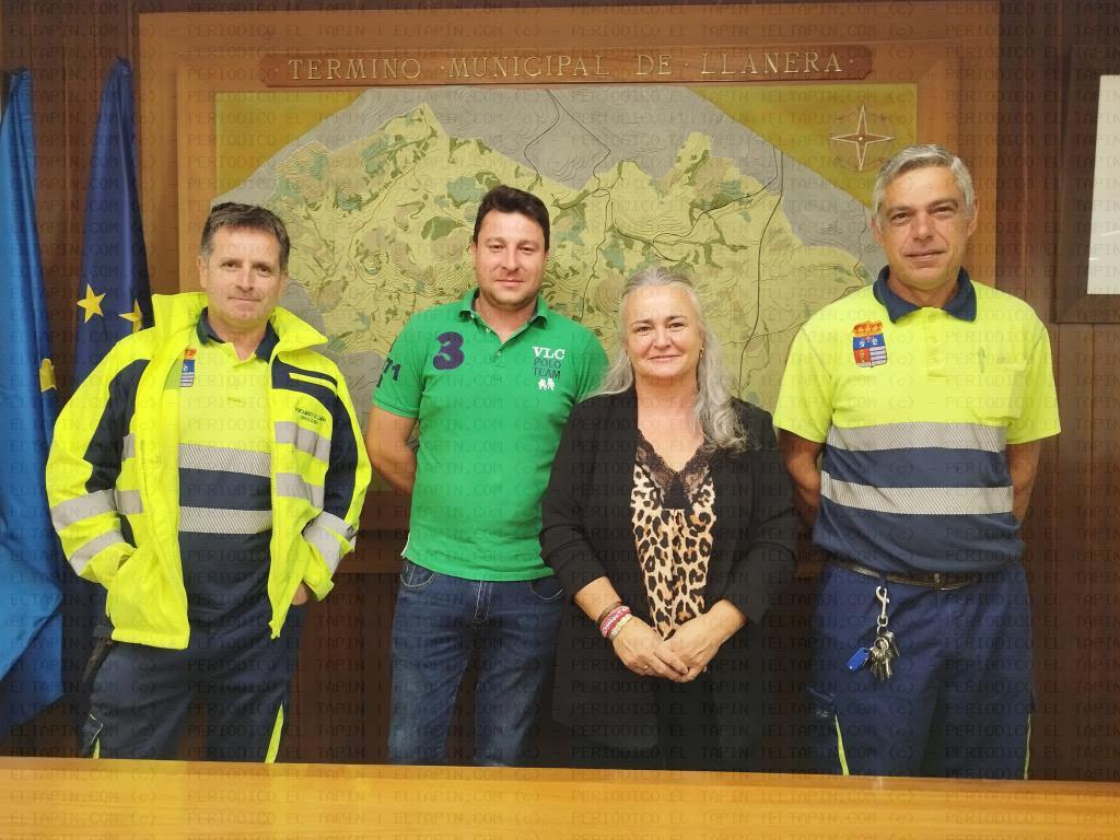 El Tapin - Tres nuevos funcionarios se incorporan al servicio municipal de obras del Ayuntamiento de Llanera
