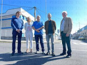 El Tapin - Finalizan las obras de renovación de viales en el área empresarial de Proni