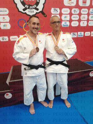 El Tapin - Esteban Díaz y Mario Corujo, medalla de bronce en la Copa de Europa de judo