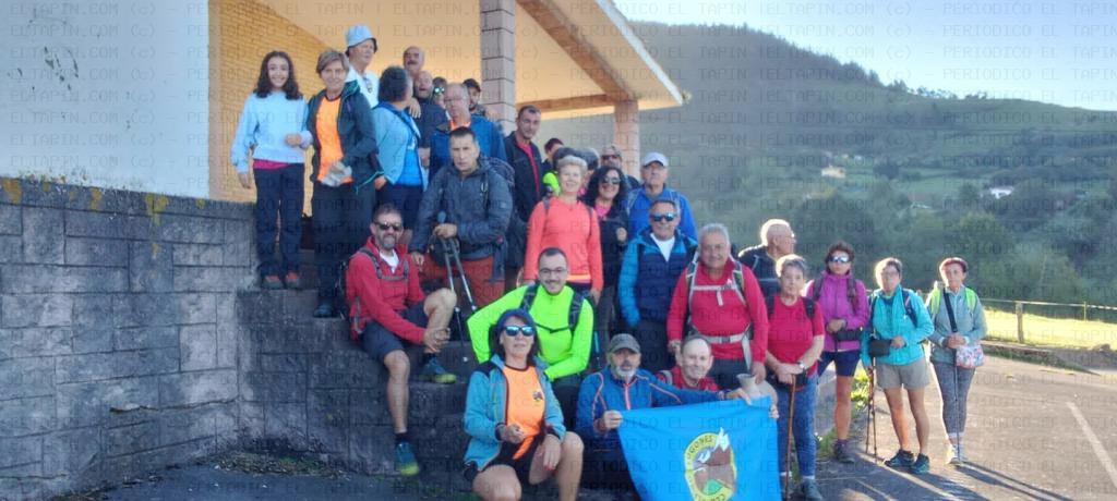 El Tapin - El club Alpino puso fin a su aniversario 50+3 con una ruta por el concejo