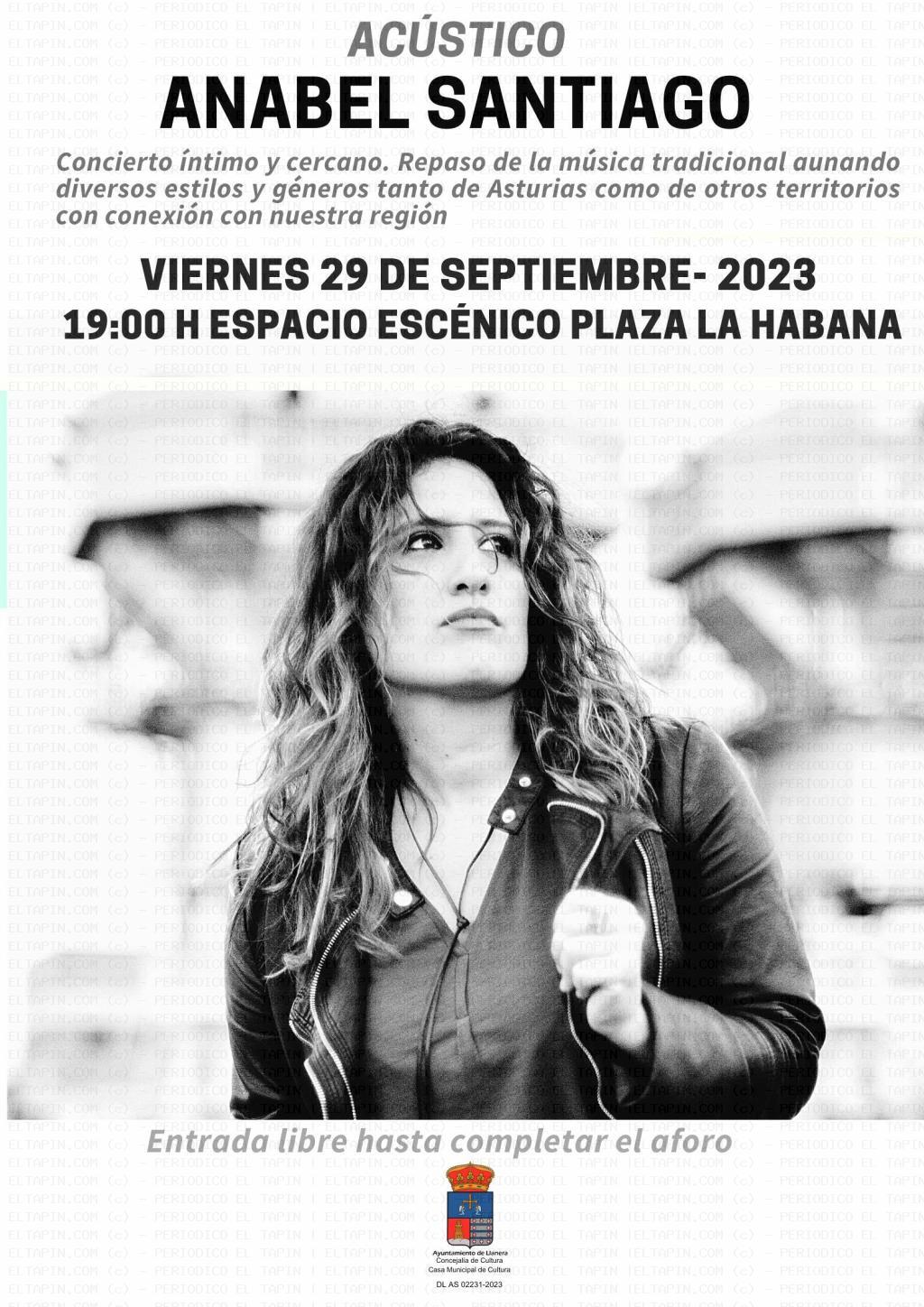 El Tapin - Anabel Santiago actuará el viernes 29 de septiembre en la Plaza de La Habana