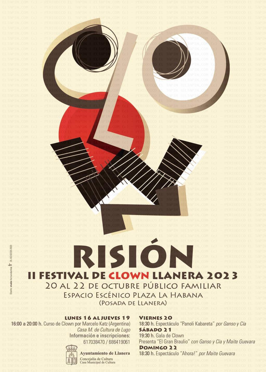 El Tapin - Llanera organiza el II Festival de Clown de Llanera: "RISIÓN"