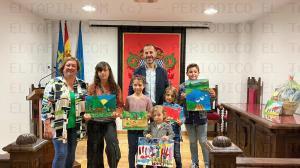 El Tapin - Mario Martínez, Carlota Lorenzo y Xurde Cosío ganaron los premios del Concurso de pintura infantil "El mundo rural"