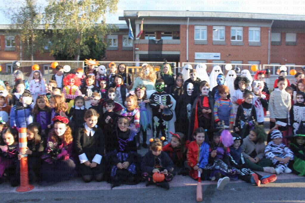 El Tapin - El colegio público de La Eria se llenó de fantasmas, brujas y muñecos diabólicos para celebrar Halloween
