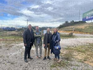 El Tapin - Se reanudan las obras de construcción de la conexión peatonal y ciclista entre Lugones y La Fresneda