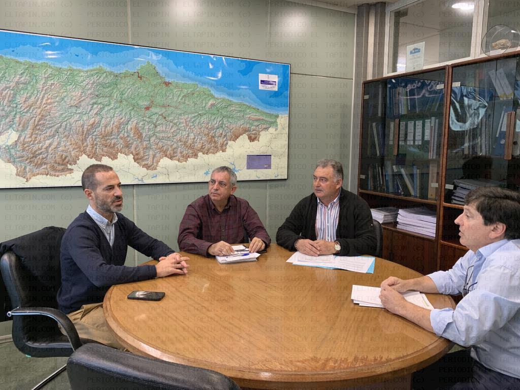 El Tapin - El alcalde de Siero solicitó al director general de Infraestructuras la reparación del argayo de Vega de Poja