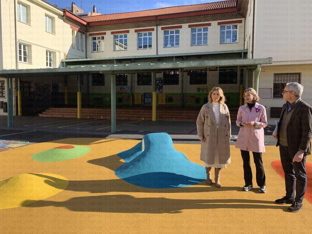 El Tapin - El colegio público Peña Careses cuenta con un patio mejorado para los menores