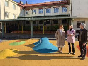 El Tapin - El colegio público Peña Careses cuenta con un patio mejorado para los menores