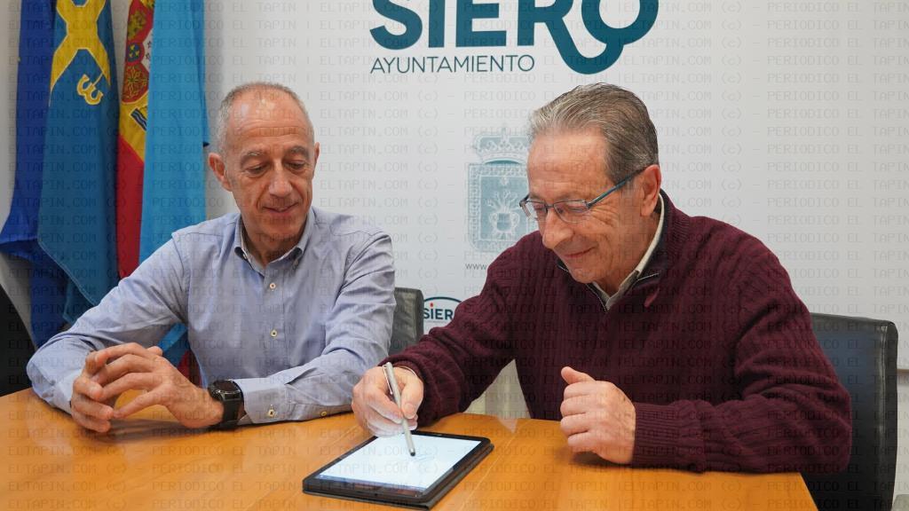 El Tapin - El Ayuntamiento de Siero y el club Siero Deportivo Balonmano firmaron el convenio dotado con 3.000 euros