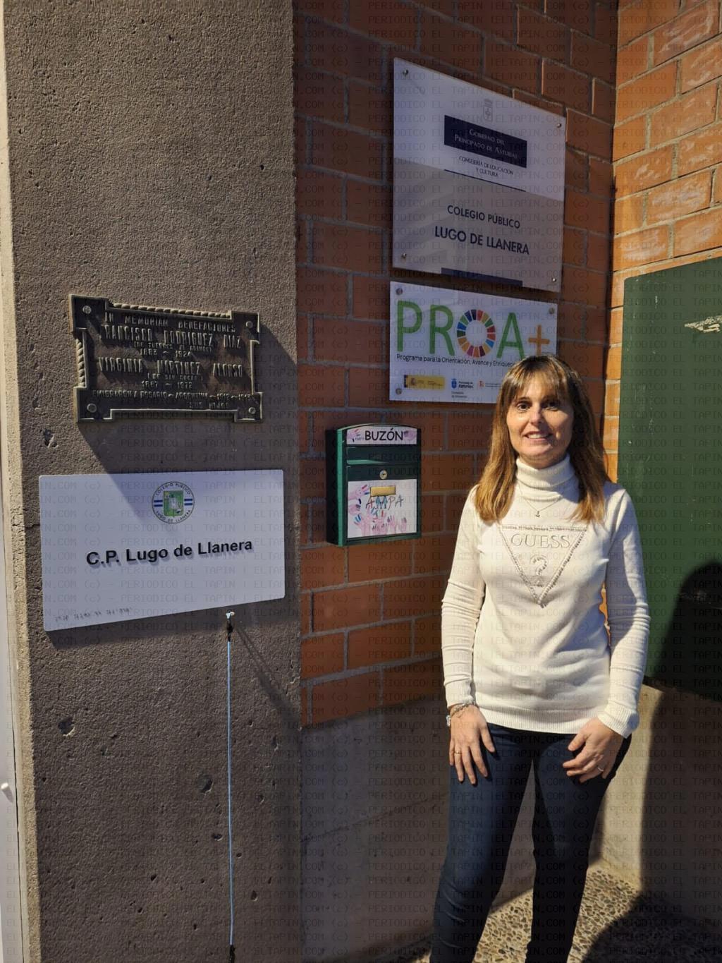 El Tapin - Alejandra Pelayo es la nueva directora del colegio público de Lugo de Llanera