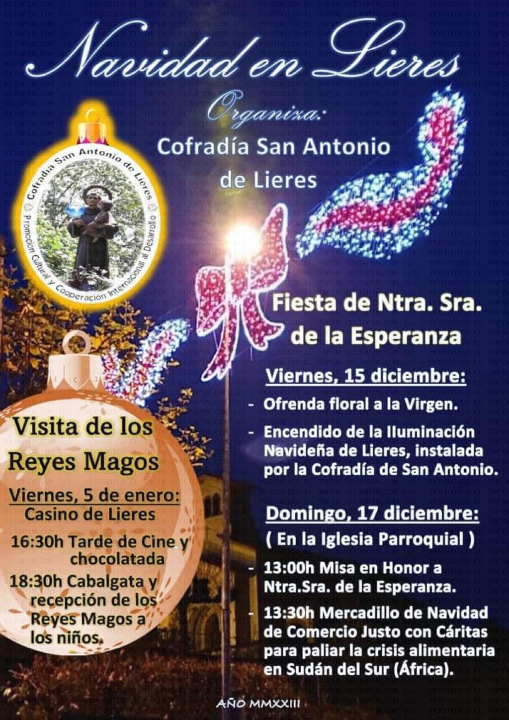 El Tapin - La Cofradía de San Antonio de Lieres organiza un variado programa de actividades navideñas