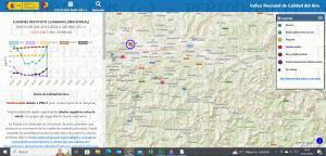 El Tapin -  Lugones presenta datos elevados de contaminación por segundo día consecutivo 