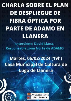 El Tapin - Charla informativa sobre el despligue de la fibra óptica en Llanera el martes 6 de febrero 