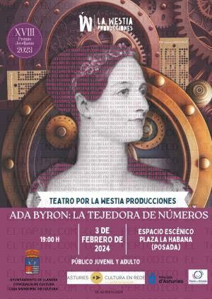 El Tapin - La obra de teatro "Ada Byron: la tejedora de números" se representará el 3 de febrero en la plaza de La Habana