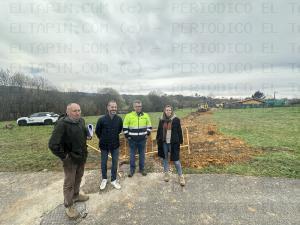 El Tapin - Comienzan las obras de construcción de la primera fase del saneamiento de Limanes